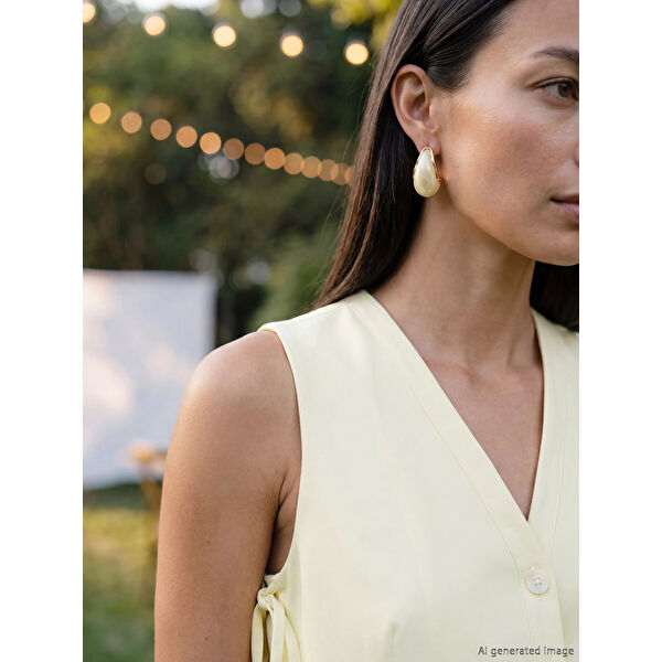 Damla Figürlü Kadın Küpe Seti 2'li