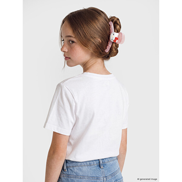 LCW JOY Hello Kitty Baskılı Kız Çocuk Mandal Toka
