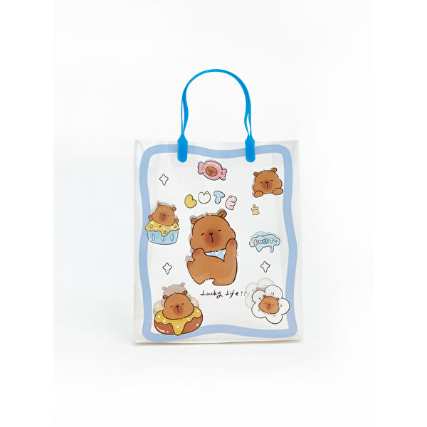 Hayvan Baskılı Karton Poşet