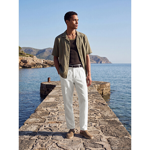 LCW Vision Regular Fit Erkek Pileli Pantolon