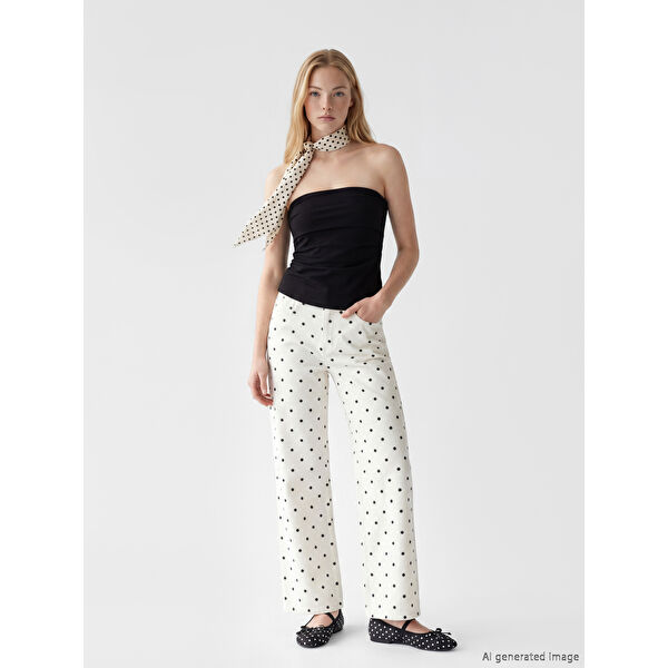 Straight Fit Kadın Jean Pantolon