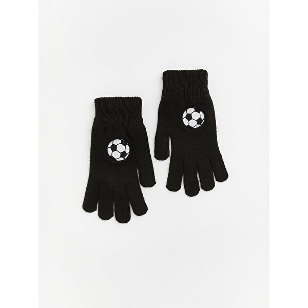 LCW ACCESSORIES Futbol Topu Nakışlı Erkek Çocuk Triko Eldiven