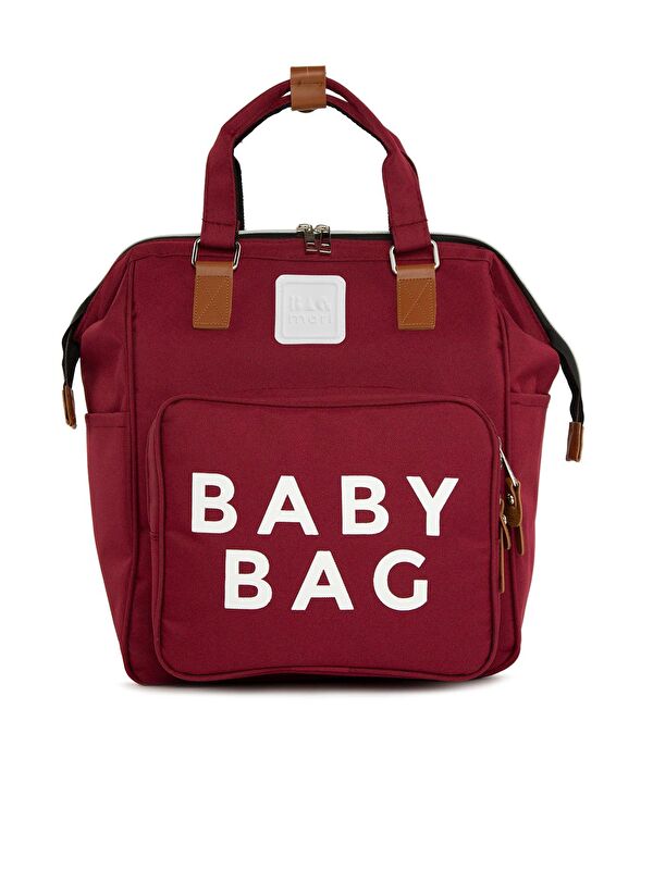 Bagmori Baby Bag Baskılı Cepli Anne Bebek Bakım Sırt Çantası