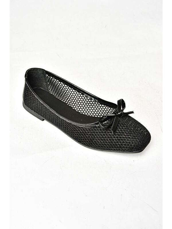 Fox Shoes Siyah Fox Shoes Babet S4763501 Kadın