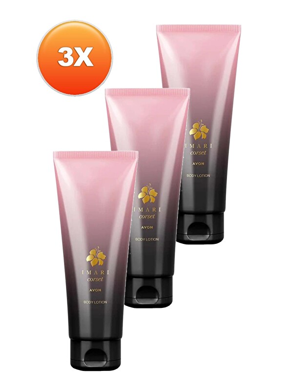 AVON Imari Corset Vücut Losyonu 125 Ml. Üçlü Set