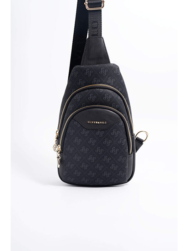 Silver Polo Kadın Çapraz Göğüs Çantası 959-45757 SILVER POLO FREEBAG M178 SİYAH-MAT SİYAH