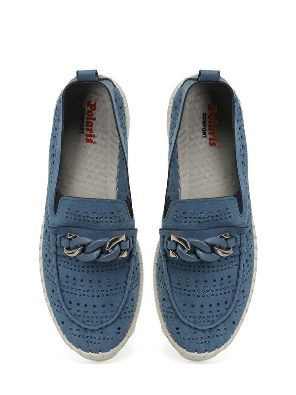 166781.Z5FX Mavi Kadın Loafer - Görsel 5