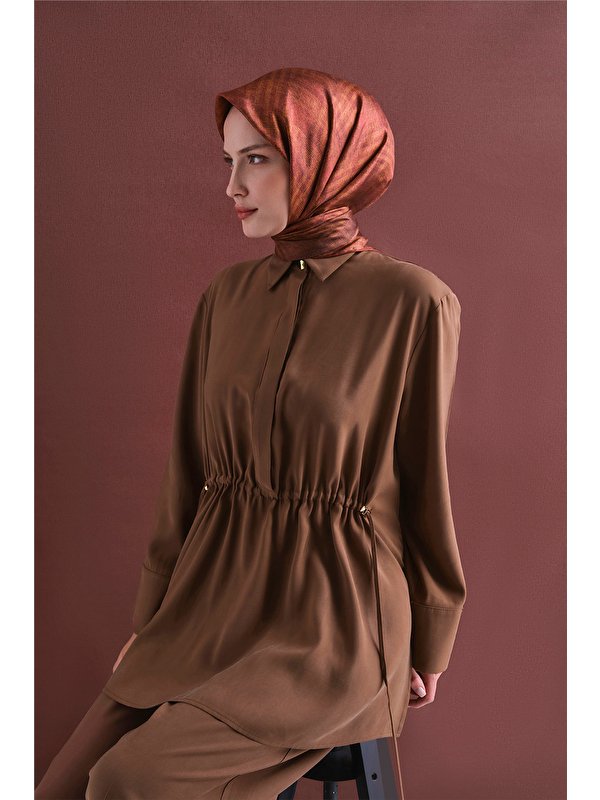 ARMİNE Saf İpek Twill Eşarp 9628D 02
