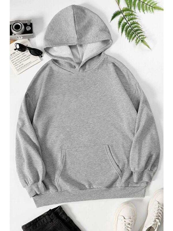 uyguntarz Unisex Pusula Sırt Baskılı Sweatshirt