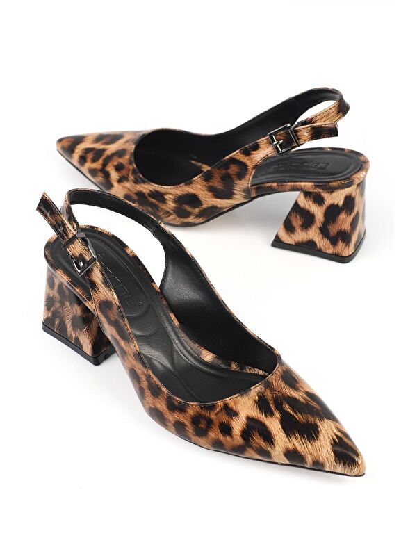 Yumuşak Pedli Taban Kadın Topuklu ayakkabı - Görsel 3