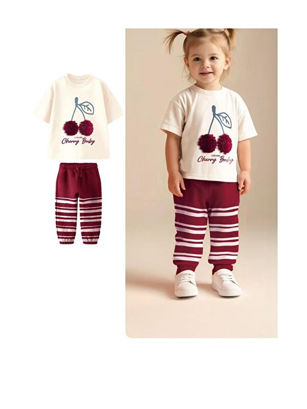 My Kids Wear Renkli Desenli Çocuk Alt Üst Takım
