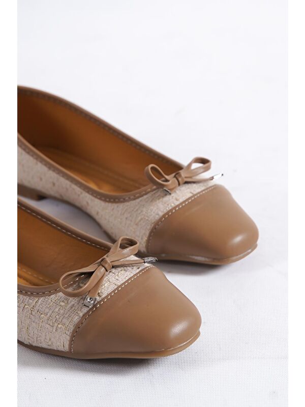 Capone Outfitters Bej Capone Outfitters Hana Trend Kadın Babet