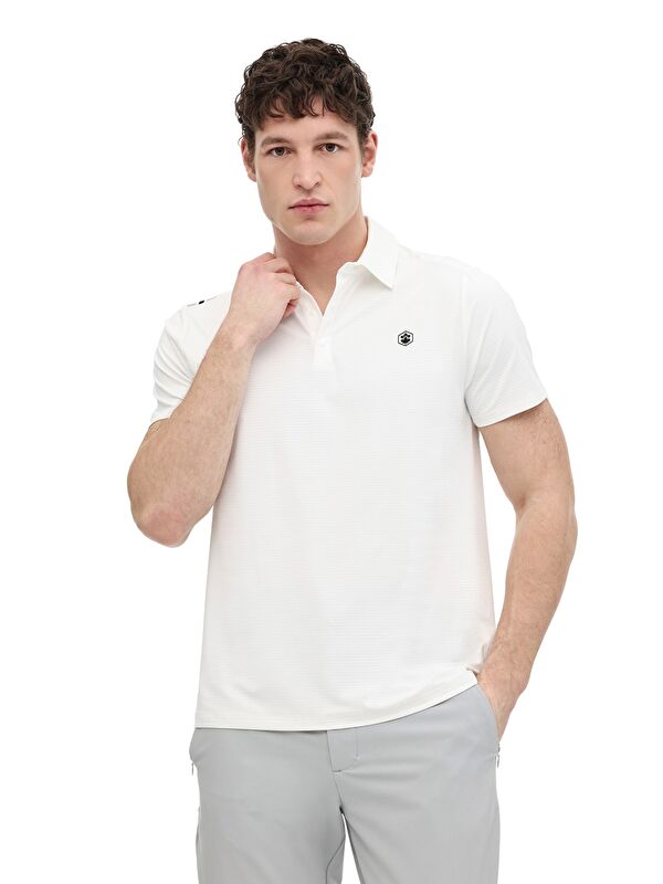 Lumberjack ML FABIAN 12ELG1-009 6FX KIRIK BEYAZ Erkek Kısa Kol T-Shirt