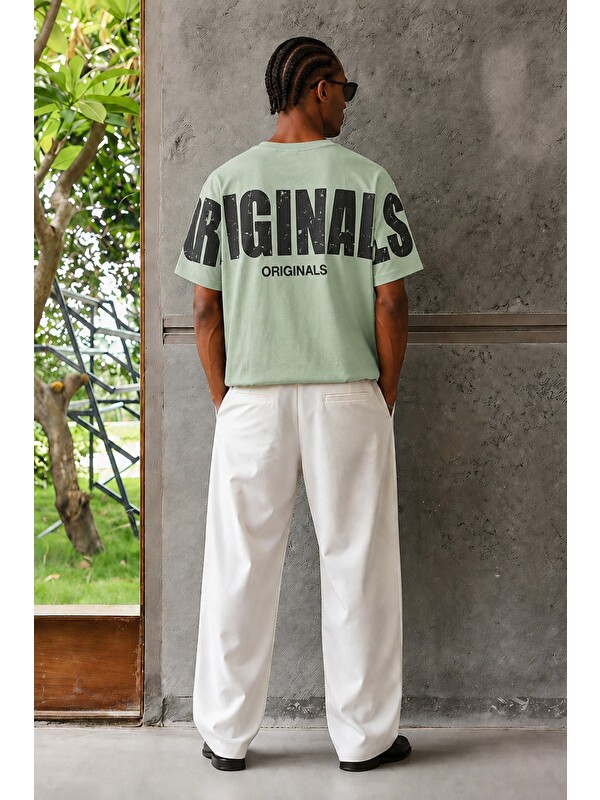 Tarz Cool Originals Baskılı Oversize Erkek Tişört – Süprem %100 Pamuk