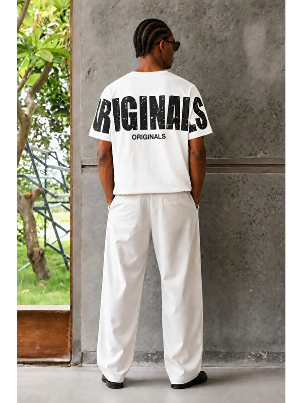 Tarz Cool Originals Baskılı Oversize Erkek Tişört – Süprem %100 Pamuk