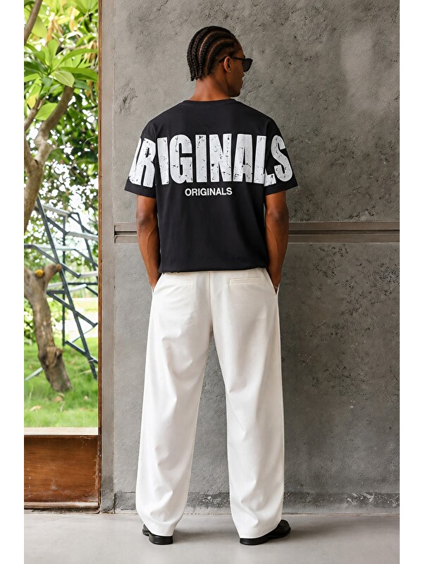Tarz Cool Originals Baskılı Oversize Erkek Tişört – Süprem %100 Pamuk