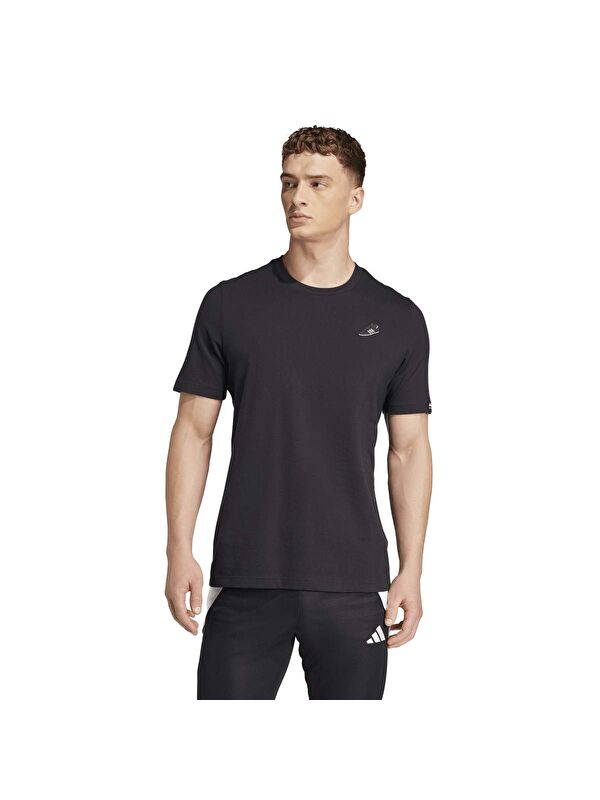 Adidas Copa Sing G T Erkek Siyah Yuvarlak Yaka Spor Tişört