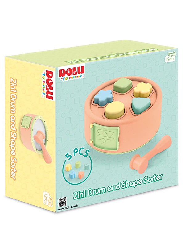 Dolu Oyuncak 2 Sı 1 Arada Davul Ve Bultak - Standart
