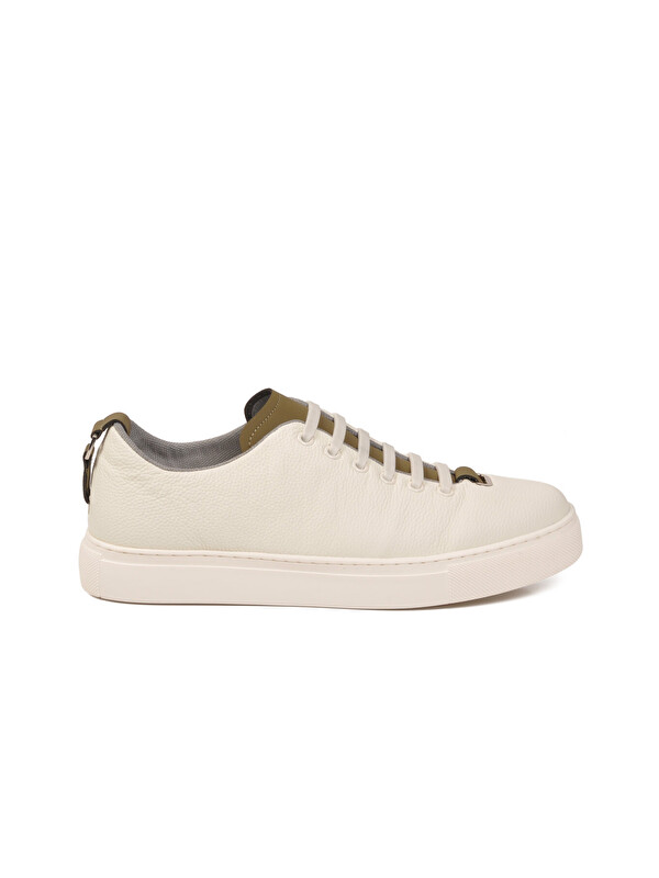 Guja Beyaz Hakiki Deri Erkek Casual Ayakkabı 25K515-2 M