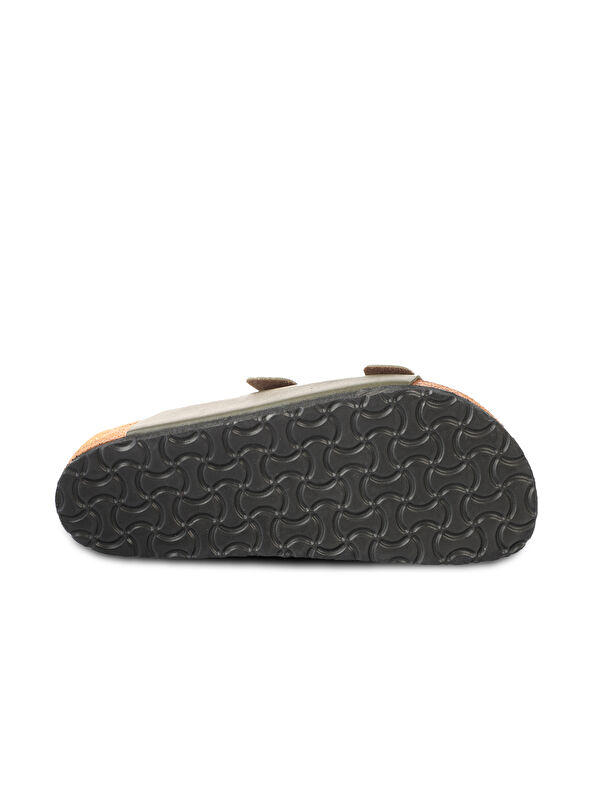 LENS Unisex Terlik Haki - Görsel 8