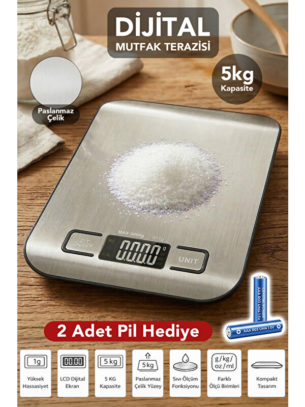 Meleni Home Dijital Mutfak Tartısı