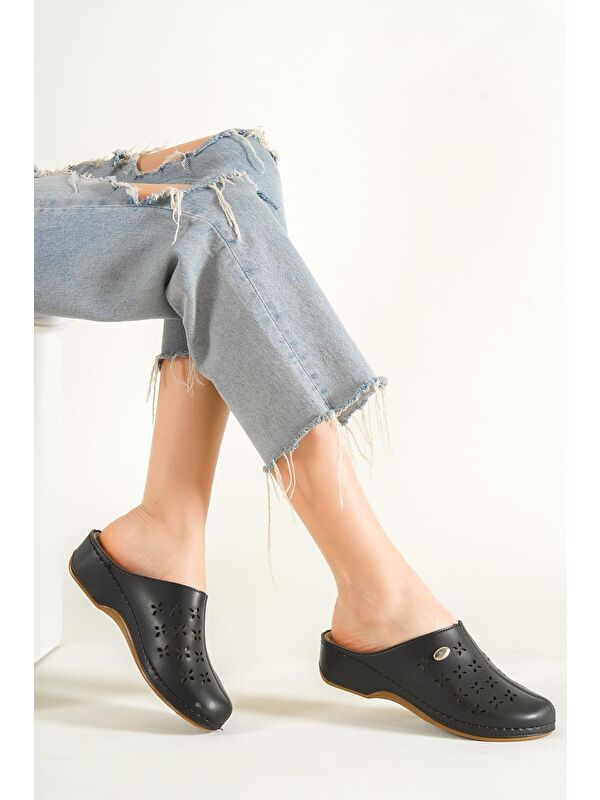 Z0430 Kadın Konfor Anatomic Sabo Terlik - Görsel 6