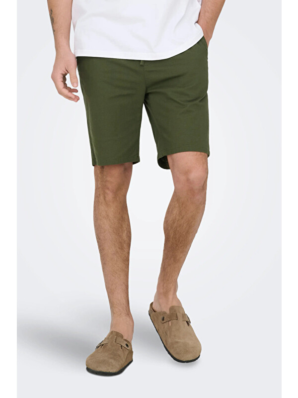 Only&Sons Onsreid Normal Kalıp Pamuklu Normal Bel Şort 22036361