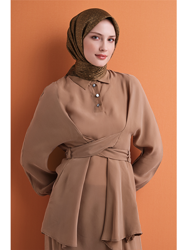 ARMİNE Saf İpek Twill Eşarp 9622D 06