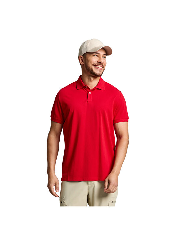 Slam Deck Polo Ss Erkek Kırmızı Polo Tişört