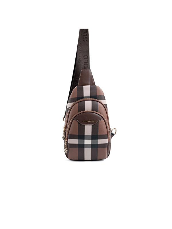 Silver Polo Kadın Çapraz Göğüs Çantası 959-48064 SILVER POLO FREEBAG MK85 KOYU KAHVE-MAT KAHVE