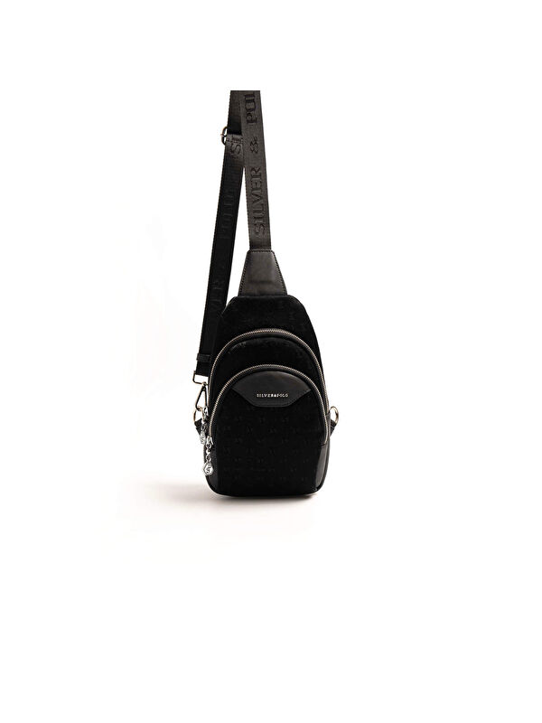 Silver Polo Kadın Çapraz Göğüs Çantası 959-46536 SILVER POLO FREEBAG M158 SİYAH-NOVA SİYAH