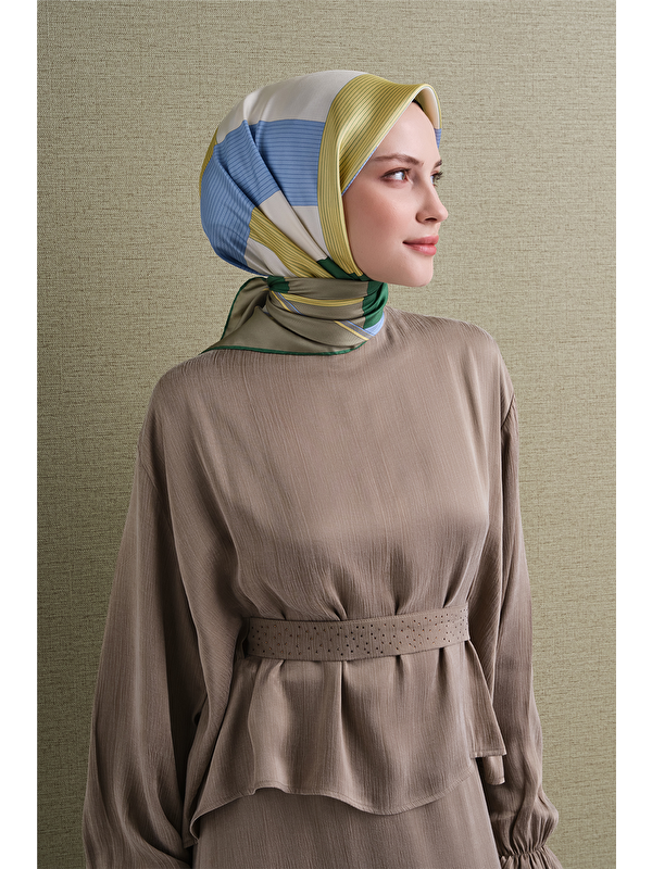 ARMİNE Saf İpek Twill Eşarp 9610D 87