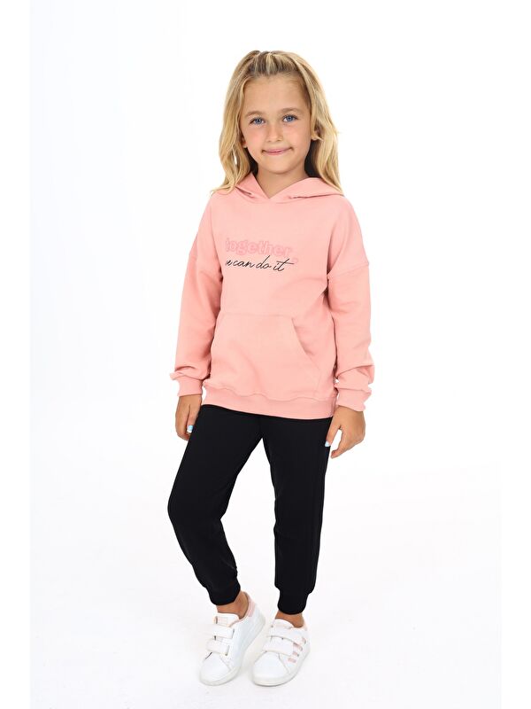 Toontoykids Kız Çocuk Baskılı Eşofman Takım