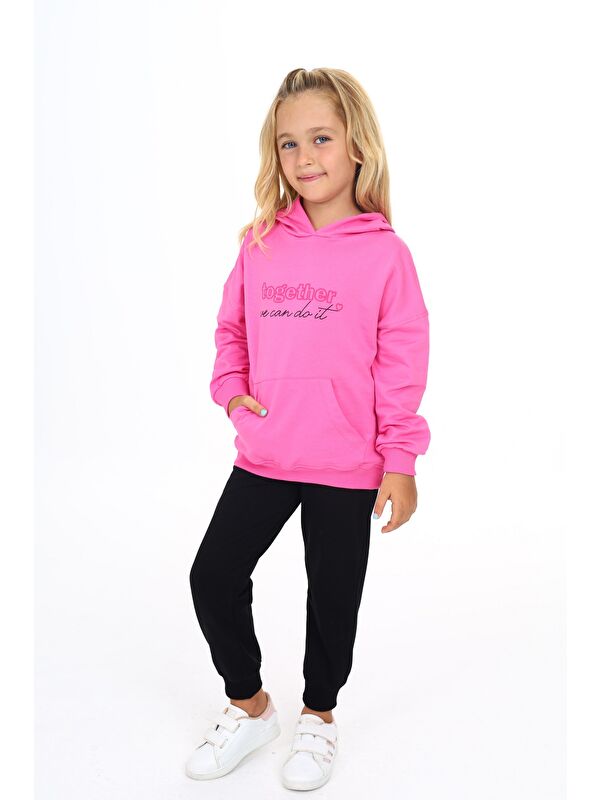 Toontoykids Kız Çocuk Baskılı Eşofman Takım