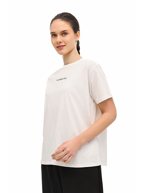Kinetix WL 11MILENA 6FX Beyaz Kadın Kısa Kol T-Shirt