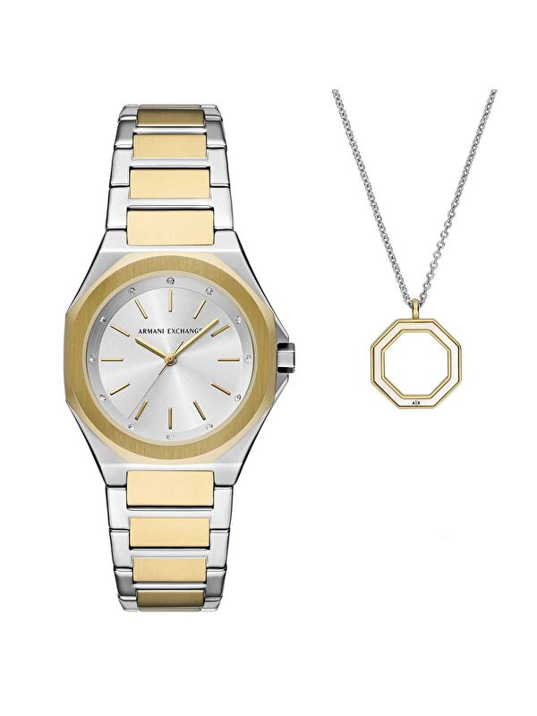 Armani Exchange AX7161SET Kadın Kol Saati ve Kolye Seti
