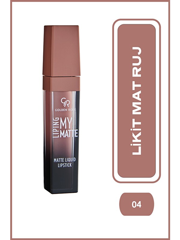 GOLDEN ROSE Liping My Matte 04 Likit Mat Ruj 5,5 ml