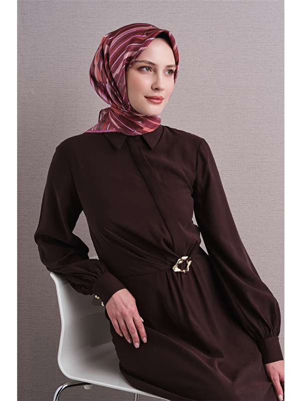 ARMİNE Saf İpek Twill Eşarp 9616D 54