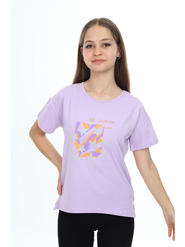 Toontoykids Kız Çocuk Baskılı Tişört