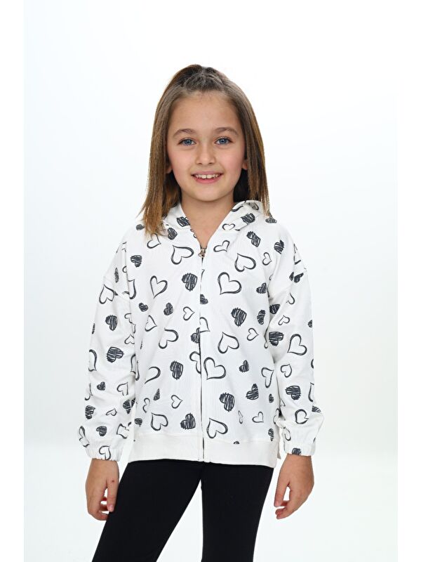 Toontoykids Kız Çocuk Kapüşonlu Hırka