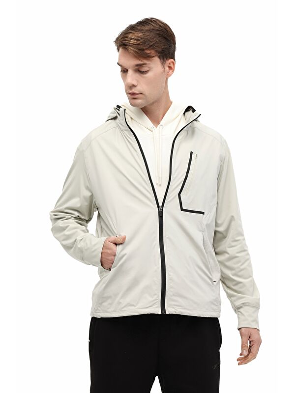 Lumberjack ML KANYA-24 ELG 5001 5PR Taş Rengi Erkek Eşofman Üstü