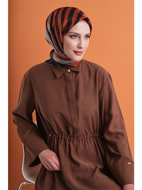ARMİNE Saf İpek Twill Eşarp 9615D 37