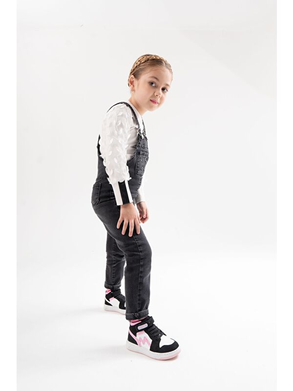 Mnpc Siyah Mnpc Hakiki Deri Unisex Çocuk Anatomik Günlük Bot