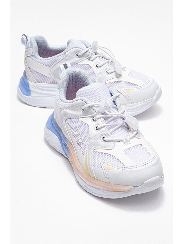Kız Çocuk Beyaz Günlük Spor Ayakkabı - Görsel 2