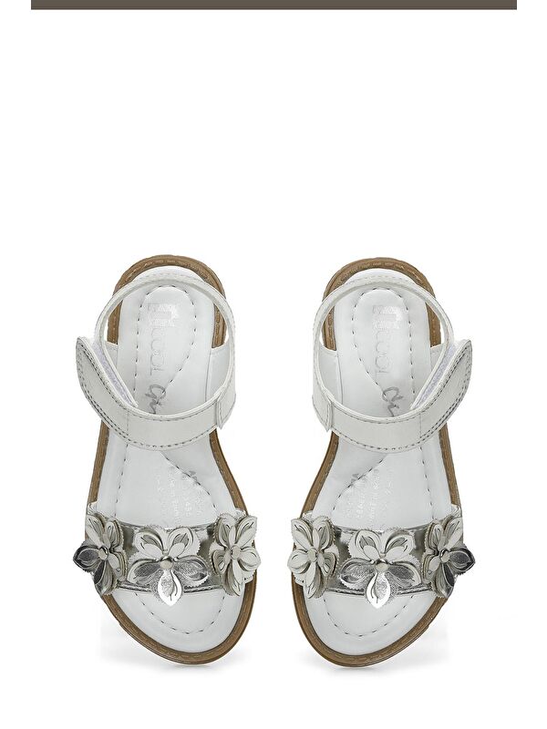 APE.P 4FX Gümüş Kız Çocuk Sandalet - Görsel 5