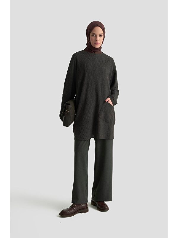 ARMİNE Basic Örme Tunik 25Kd1118 Siyah