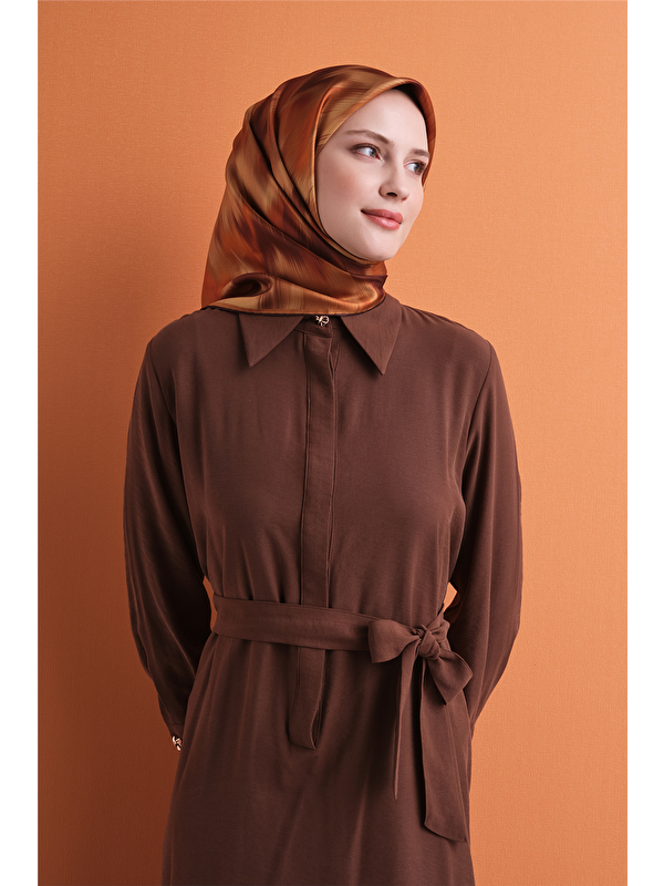 ARMİNE Saf İpek Twill Eşarp 9605D 57
