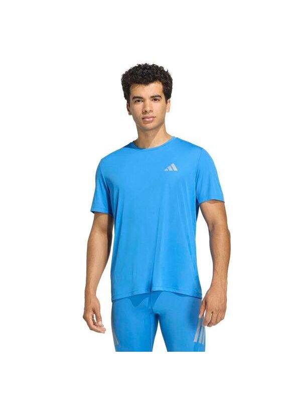 Adidas Run Essentials Erkek Lacivert Yuvarlak Yaka Tişört