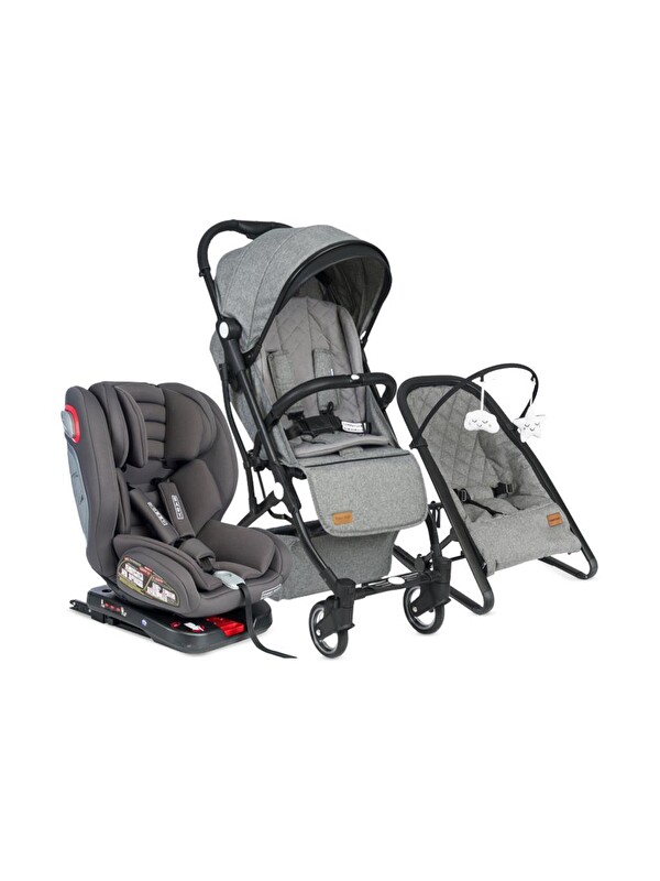 TOMMYBABY Opera 3 lü Set Kabin Bebek Arabası Oto Koltuk Anakucağı