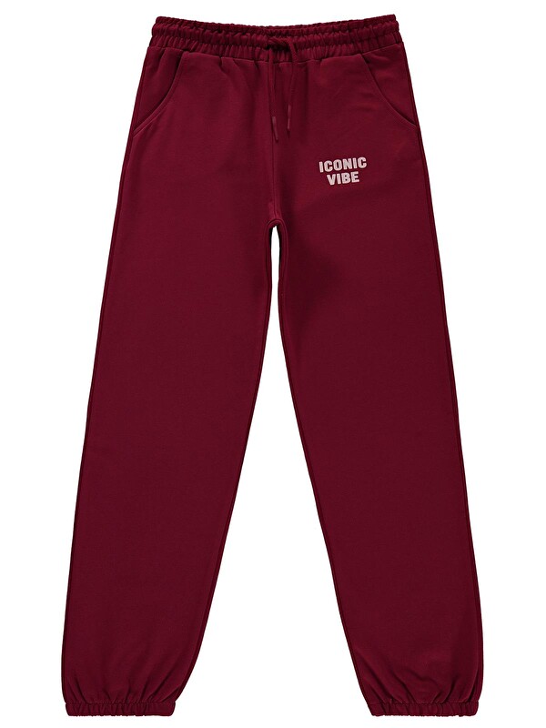 Civil Girls Basic 6-9 Yaş Eşofman Altı - Bordo